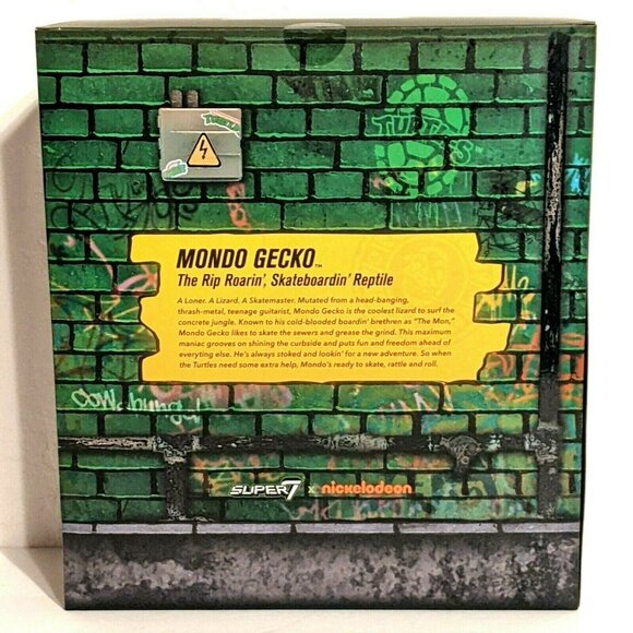 Super7 Ultimates Mondo Gecko TMNT Teenage Mutant Ninja Turtles 6" Action Figure - Picture 5 of 10